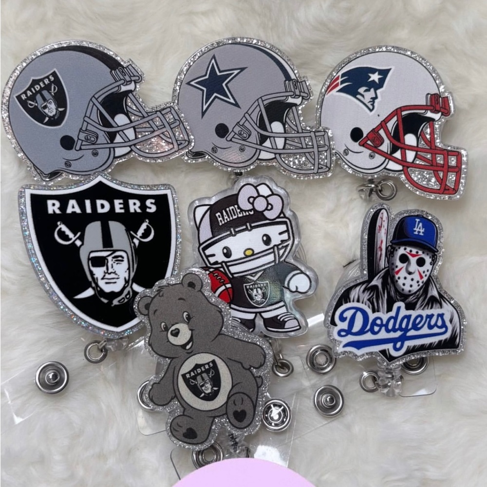 Cartoon character badge reels